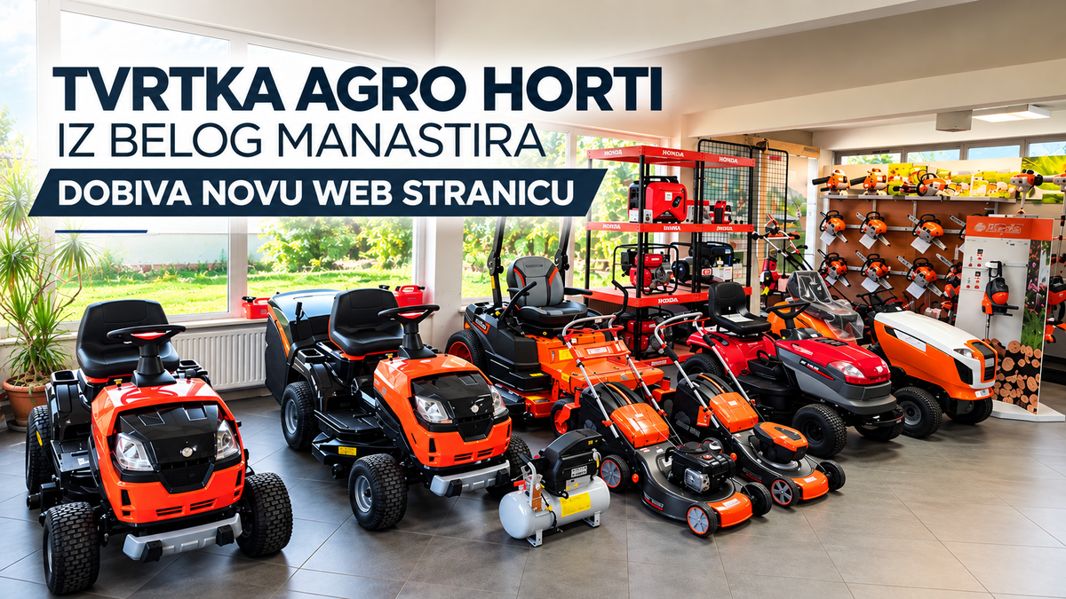 AGRO HORTI iz Belog Manastira dobiva novu web stranicu