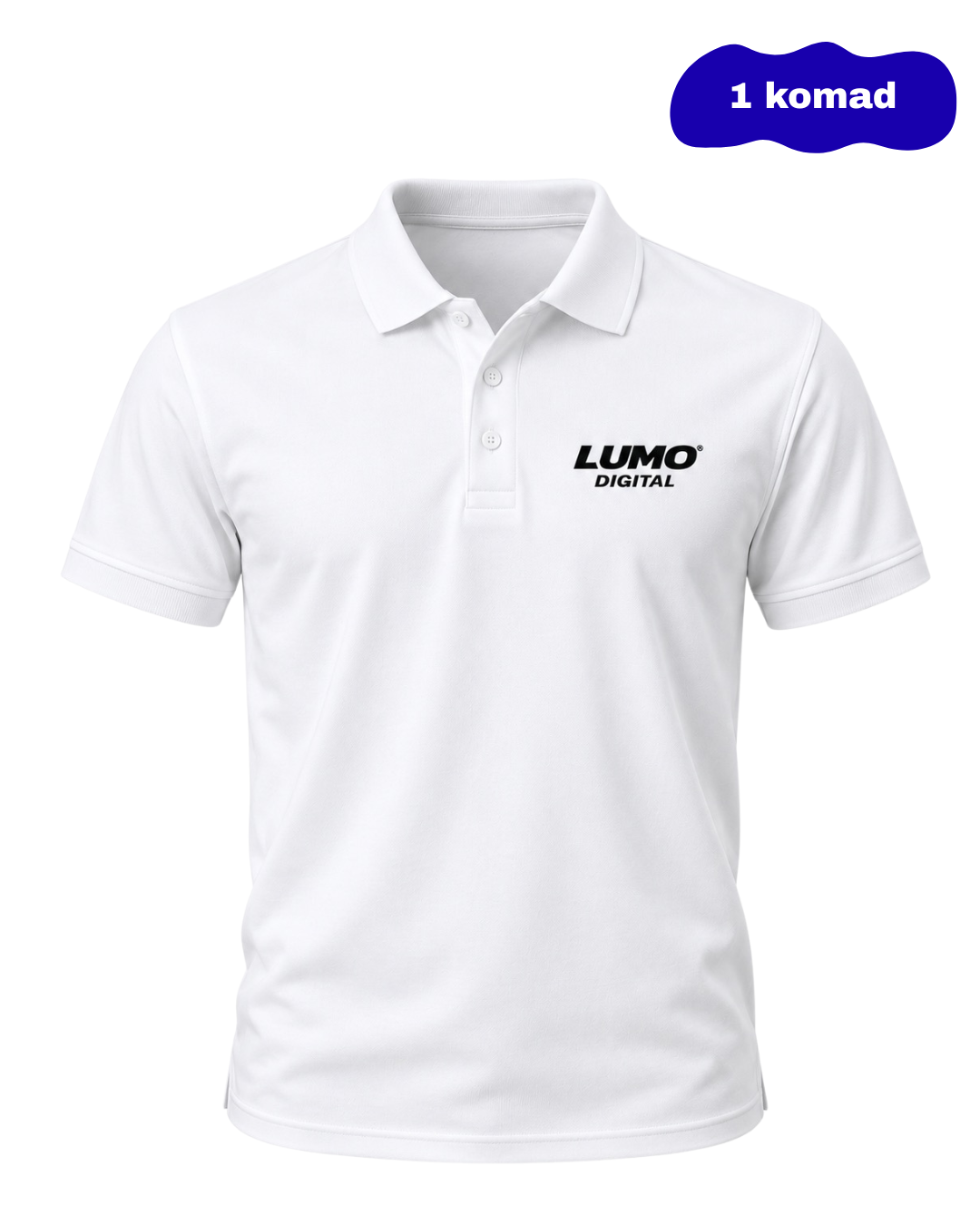 LUMO Basic – Personalizirana bijela polo majica